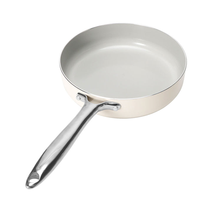 Kitchenware 26cm Non Stick Fry Pan Beige Frying Pan