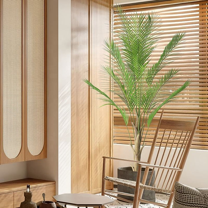 Plastic Material High Quality Indoor Outdoor Decoration Simulation Plant Artificial Palm Tree
