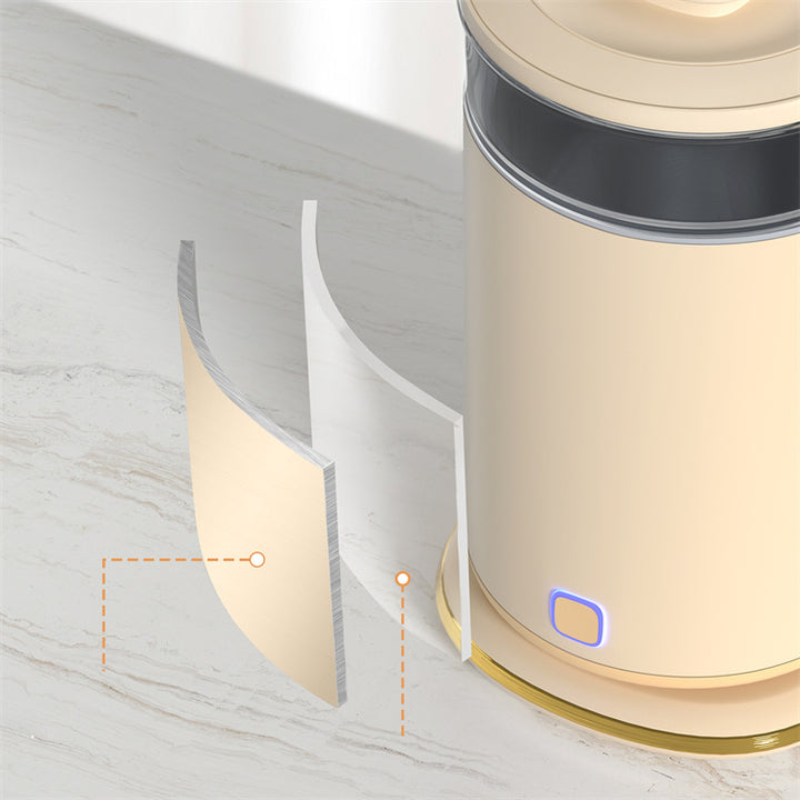 Modern High Quality Grey Stainless Steel Electric Kettle for Boiling Water Temperature Control Warm Keeping Household Outdoor