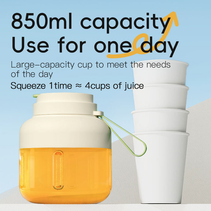 Compact Portable Juicer 850ml Multi-functional 12-blade Efficient and Quick Smoothie and Milkshake Blender Cup