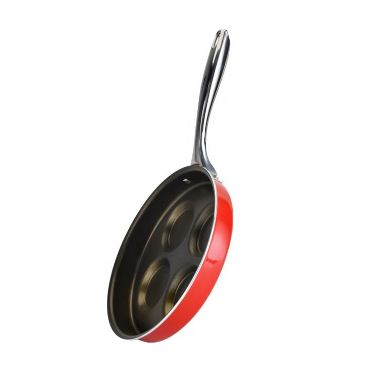 Aluminium Egg Poacher High Quality Non Stick Frying Pan Cookware Set Customized Pancake Pans