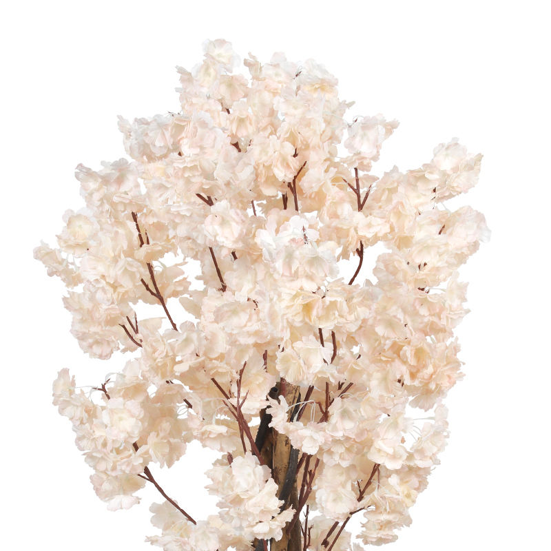 Outdoor Decoration Factory Supplier Bonsai Artificial Large Cherry Blossom Tree(Champagne)
