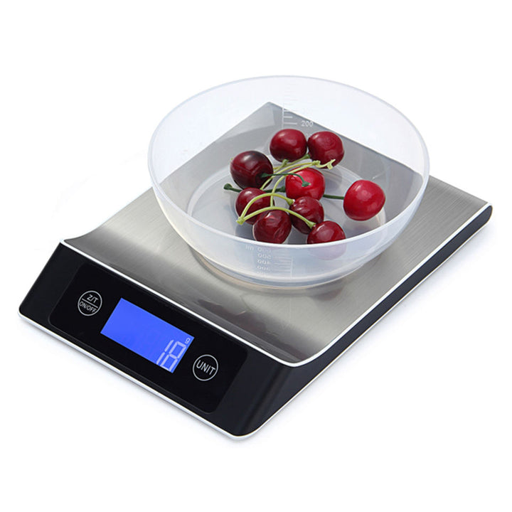 High Accuracy Digital Kitchen Food Scale, 10kg Capacity, 1g Precision, LCD Display, Home Use Nutrition Weight Measuring Scale