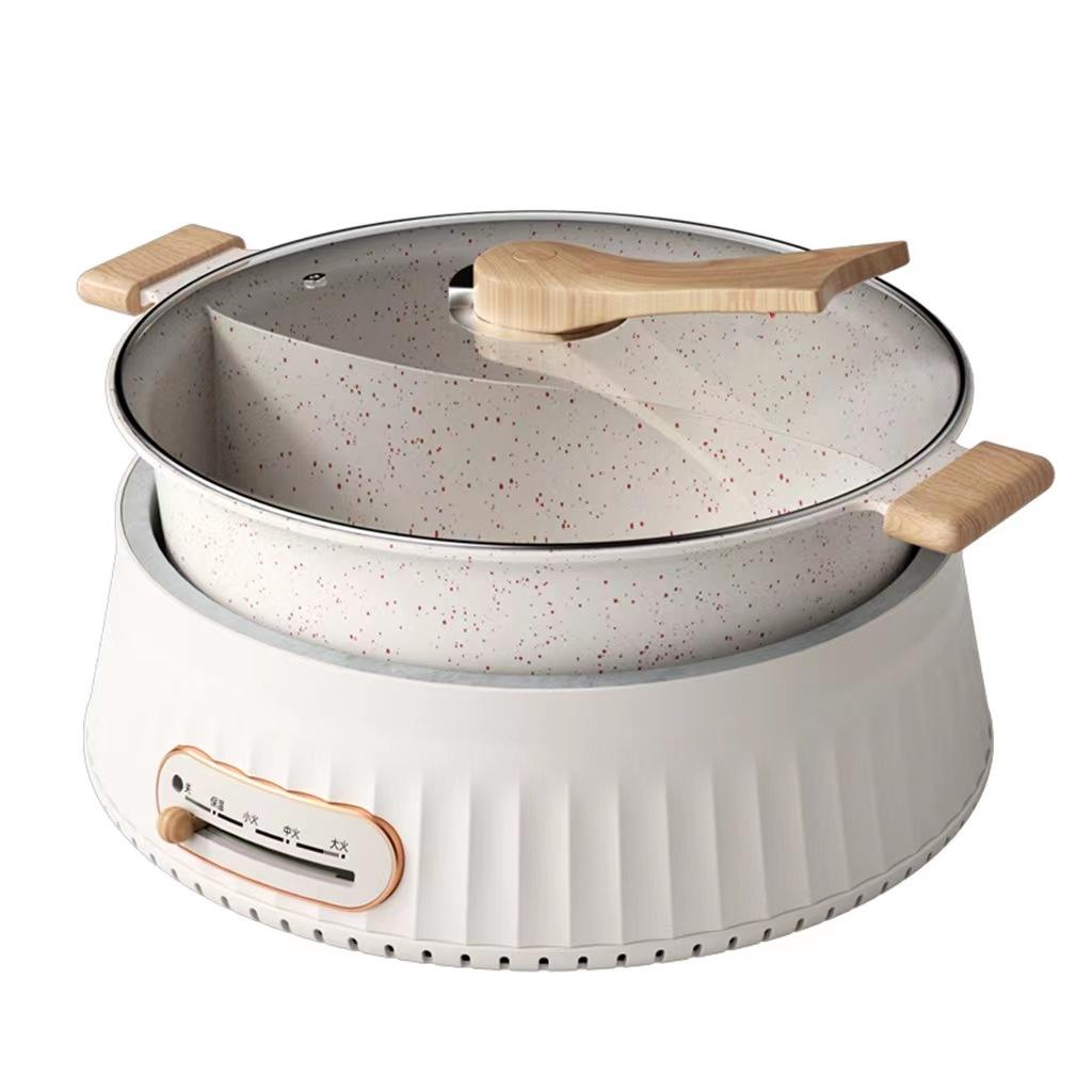 Multi-Functional Detachable Electric Hot Pot – Non-Stick Soup Pot Set for Versatile Cooking