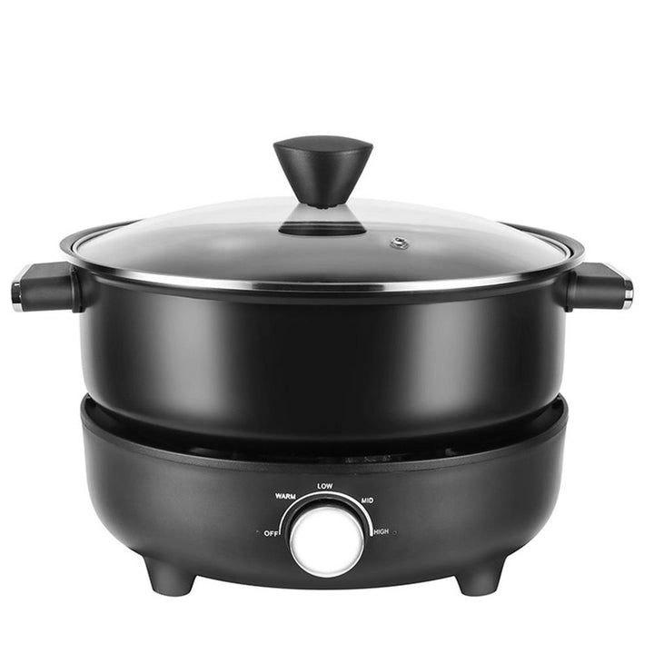 4L Detachable Hot Pot Cooking Pot Electric BBQ Grill Frying Pan Electric Grill Hot Pot