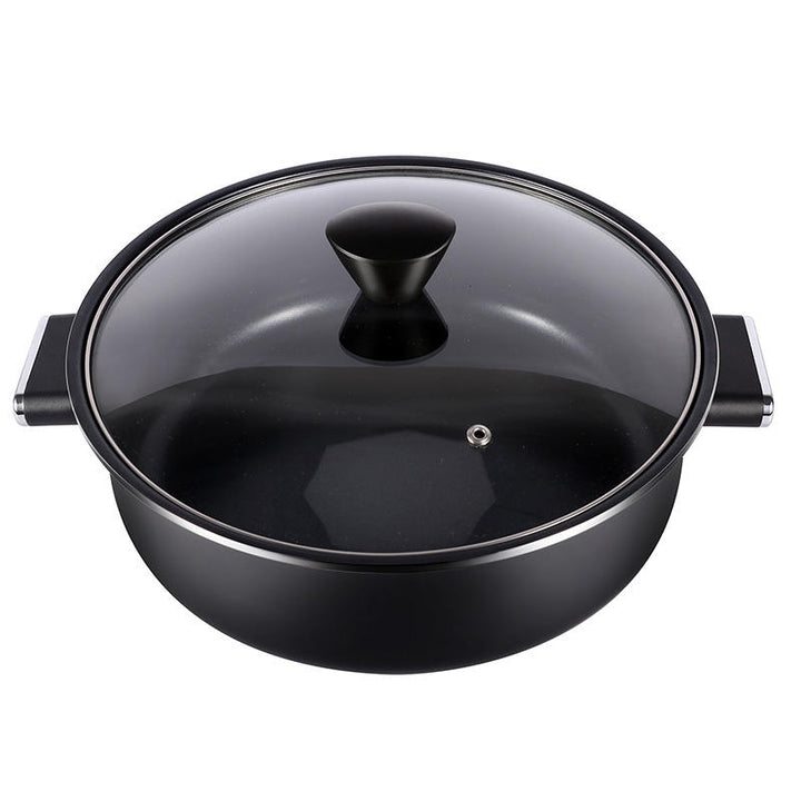 4L Detachable Hot Pot Cooking Pot Electric BBQ Grill Frying Pan Electric Grill Hot Pot
