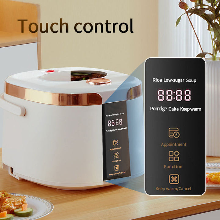Visible Rice Cooking Appliances 3L~5L Smart Mini Electric Rice Cookers Portable Travel Visible Rice Cooker