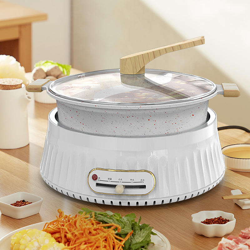 Multi-Functional Detachable Electric Hot Pot – Non-Stick Soup Pot Set for Versatile Cooking