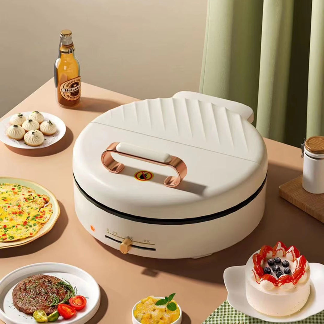 4L Electric Pizza Maker & Countertop Oven – 1200W Non-Stick Cooking Plates for Pizza, Quesadillas, Omelettes & More, Perfect for Home Use