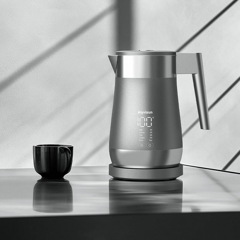 1.7L Retro Digital Electric Kettle – Stainless Steel Smart Tea Kettle with Temperature Control for Boiling Water