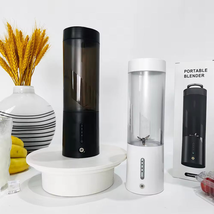 450ml USB-C Juicer Blender Wireless Portable Smoothie Maker for Gym Protein Shakes & Office Use