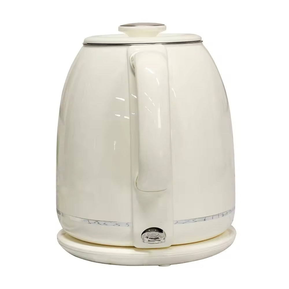 1.8L large-capacity electric kettle automatic power-off double layer anti-scald 304 stainless steel household kettle, Beige