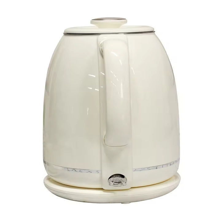 1.8L large-capacity electric kettle automatic power-off double layer anti-scald 304 stainless steel household kettle, Beige