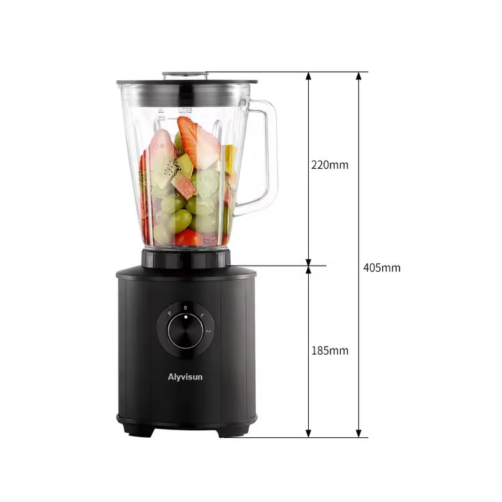 High Performance Aluminium Mixed Fruits Vegetables High Speed Electric Blender for Household