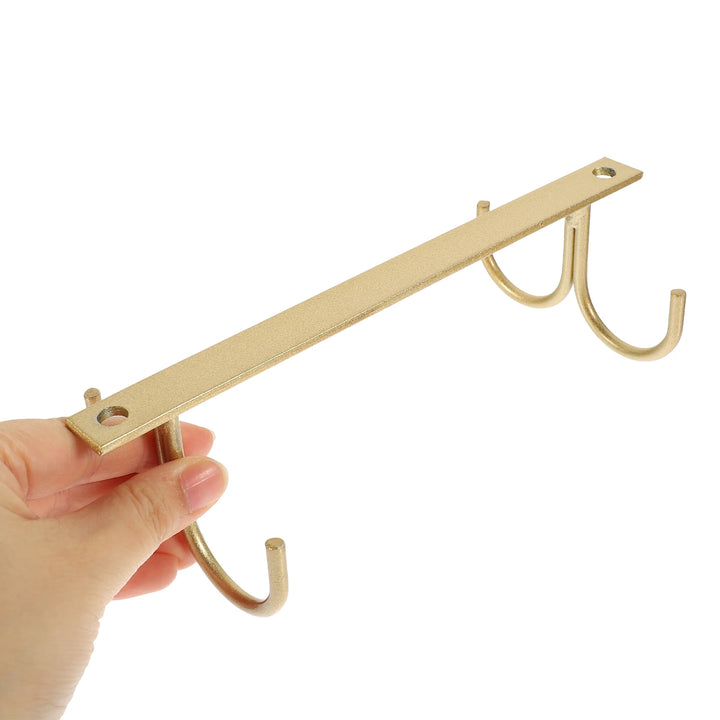 1pc Exquisite Iron Cupboard Utensil Organizer For Kitchenware Hanger Holder Space-Saving Cabinet Rack Under Cupboard Mug Holder