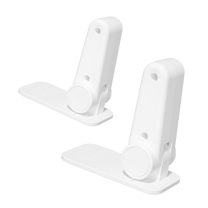 Alyvisun Door Handle Lock for Children, Baby Safety Door Lock Without Drilling, Self-Adhesive Door Lever Lock for Childproof & Petproof (2Pcs, White)