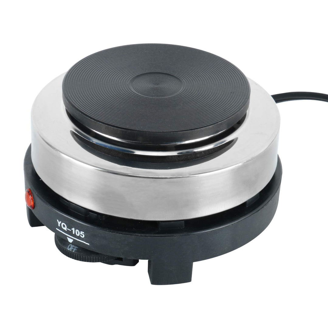 500W Small Hot Plate Mini Hot Plate, Small Electric Hot Plate, Mini Stove Electric Portable Countertop 5.5" Mini Hot Plate Multifunctional Home Coffee Tea Water Moka Pot Heater 110V
