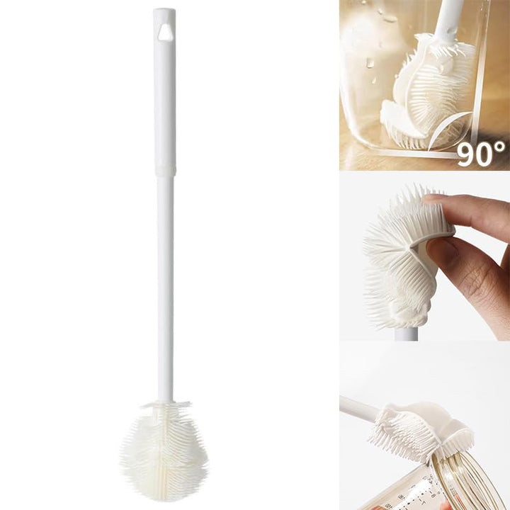 Silicone Cup Brush Cup Scrubber Glass Cleaner Bottle Glass Cup Cleaning Brush
