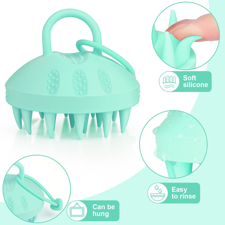 Alyvisun Scalp Massager Shampoo Brush, Soft Silicone Scalp Brush for Hair Growth | Head Relaxation & Clean | Scalp Exfoliator