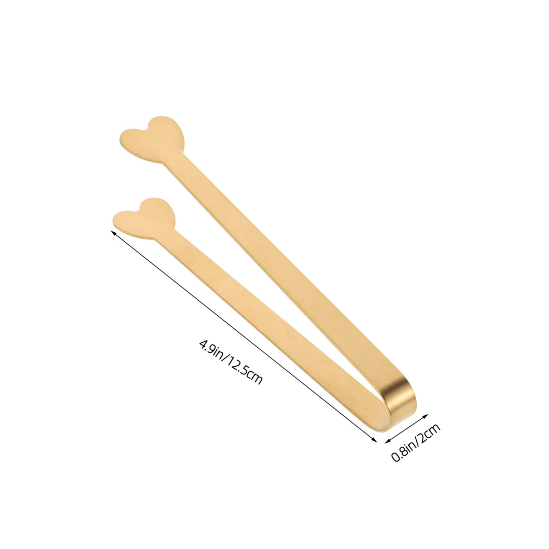 Stainless Steel Ice Tongs and Sugar Tongs Set Multipurpose Food Serving Clip for Appetizers Desserts and Buffets for Home Parties and BBQs