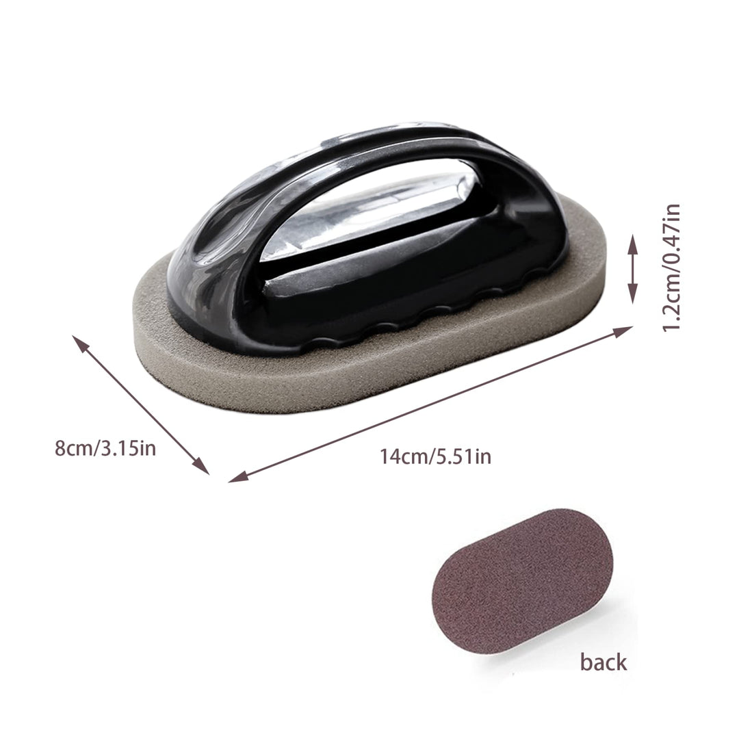 Emery Sponges Cleaning Brushes Household Cleaning Brush with Handle Sponge Eraser Scrub Dish Cleaning Tools Sink Dishwashing Brush Kitchen Cleaning Supplies