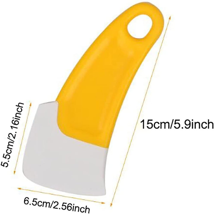 3 Pcs Silicone Pan Cleaning Scraper,Household Pots and Dishes Greasy Cleaning Tools,Heat Resistant Cleaning Scraper in Kitchen