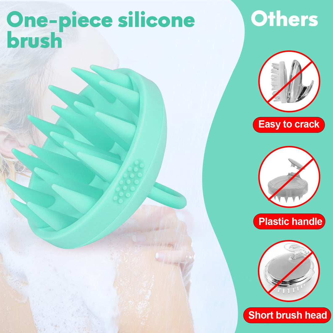 Alyvisun Scalp Massager Shampoo Brush, Soft Silicone Scalp Brush for Hair Growth | Head Relaxation & Clean | Scalp Exfoliator