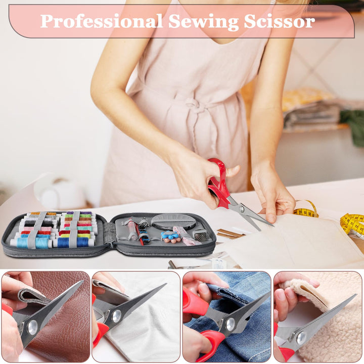 VynyQoo 90 Pcs Professional Sewing Kit, Mini Travel Sewing Kit with Portable Case, Needle and Thread Kit with Basic Sewing Accessories for Adults, Traveler, Beginner, Emergency