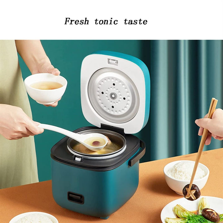 1.2L Non-Stick Rice Cooker – Small Electric Cooker with Non-Stick Inner Pot for Home Kitchen Use