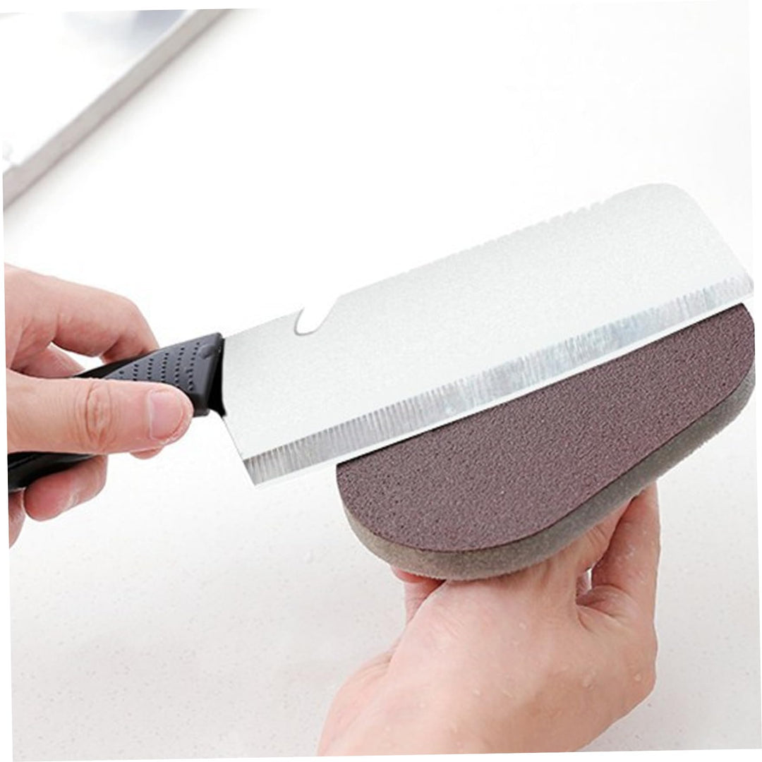 Emery Sponges Cleaning Brushes Household Cleaning Brush with Handle Sponge Eraser Scrub Dish Cleaning Tools Sink Dishwashing Brush Kitchen Cleaning Supplies
