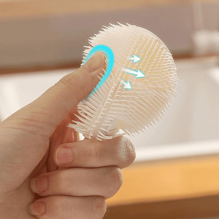 Silicone Cup Brush Cup Scrubber Glass Cleaner Bottle Glass Cup Cleaning Brush