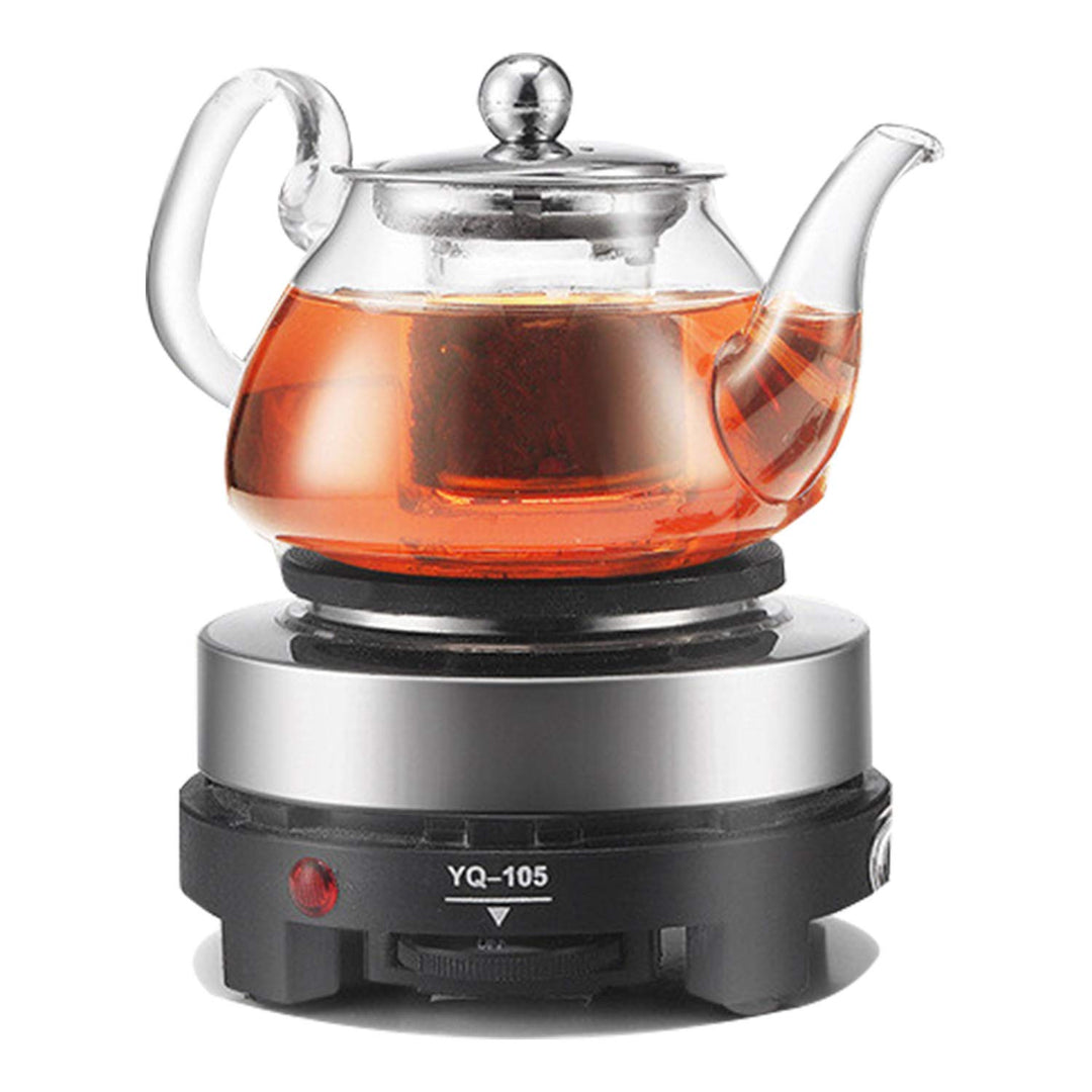 500W Small Hot Plate Mini Hot Plate, Small Electric Hot Plate, Mini Stove Electric Portable Countertop 5.5" Mini Hot Plate Multifunctional Home Coffee Tea Water Moka Pot Heater 110V
