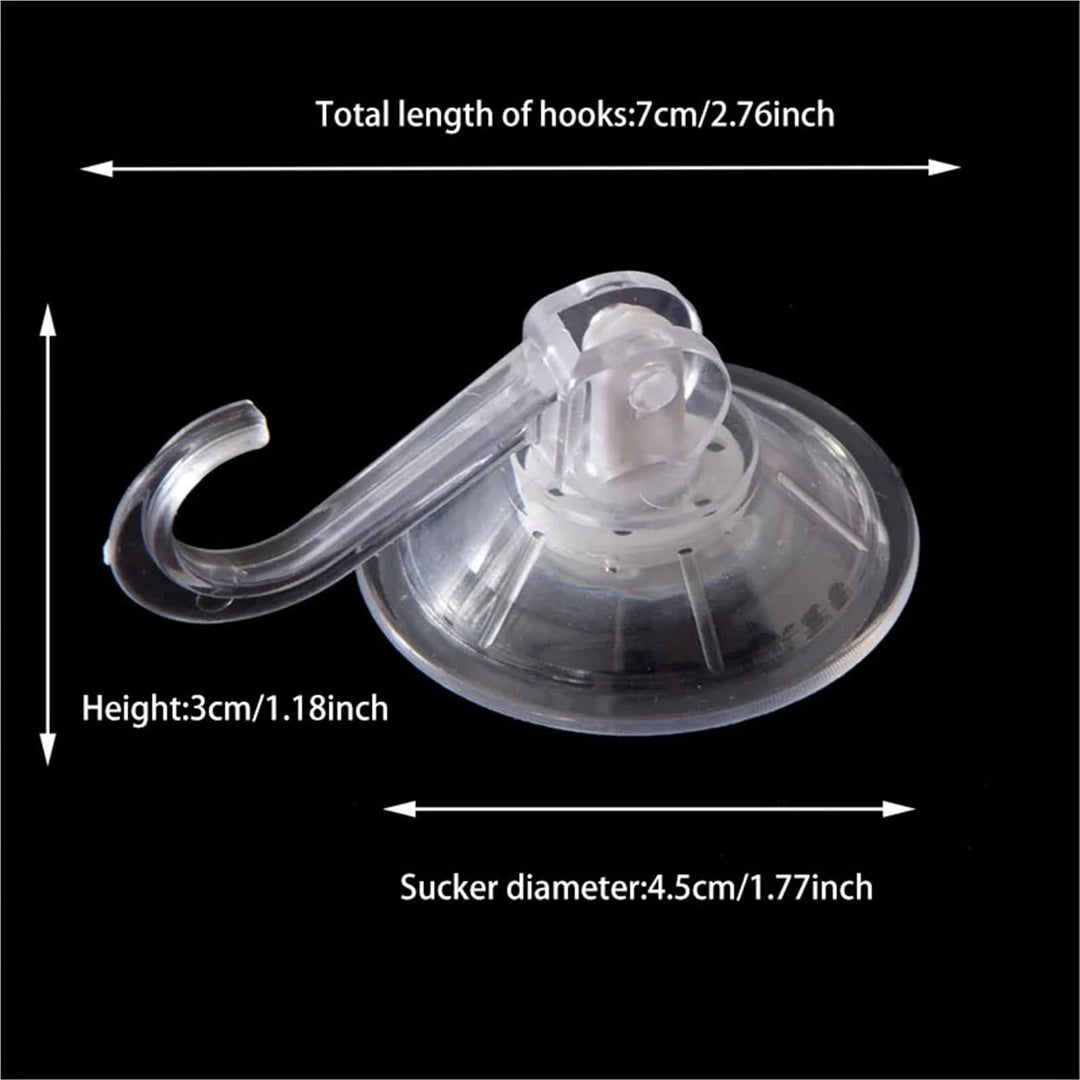 Suction Hook 30pcs Vacuum Suction Cup Hook Without Punching Adhesive Mounted No Trace for Windows, Kitchen, Wall