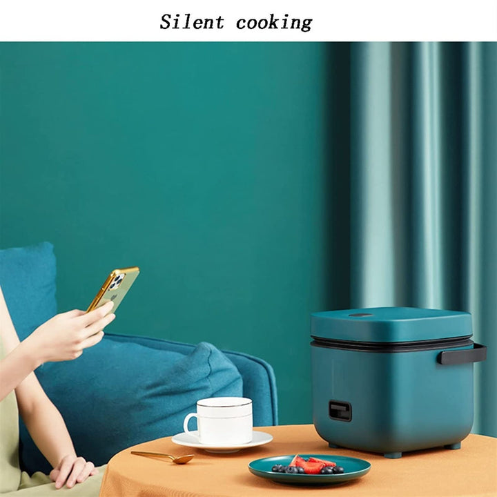 1.2L Non-Stick Rice Cooker – Small Electric Cooker with Non-Stick Inner Pot for Home Kitchen Use
