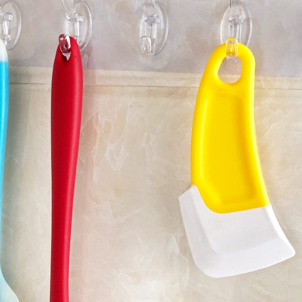 3 Pcs Silicone Pan Cleaning Scraper,Household Pots and Dishes Greasy Cleaning Tools,Heat Resistant Cleaning Scraper in Kitchen