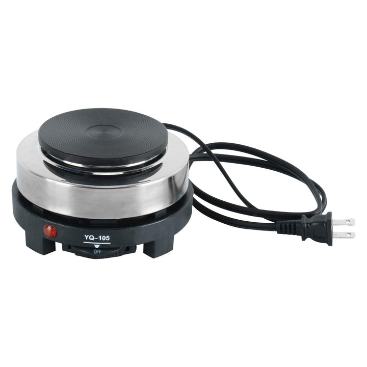 500W Small Hot Plate Mini Hot Plate, Small Electric Hot Plate, Mini Stove Electric Portable Countertop 5.5" Mini Hot Plate Multifunctional Home Coffee Tea Water Moka Pot Heater 110V