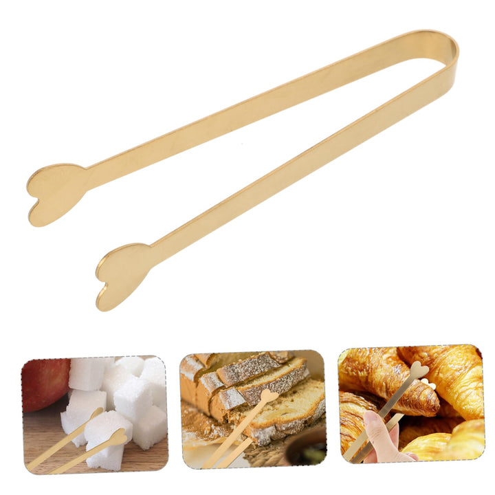 Stainless Steel Ice Tongs and Sugar Tongs Set Multipurpose Food Serving Clip for Appetizers Desserts and Buffets for Home Parties and BBQs